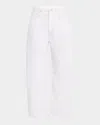 Rag & Bone Charlie High-rise Barrel Jeans In White