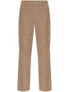 Rag & Bone Checked Trousers In Brown
