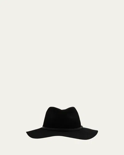 RAG & BONE CITY FELT WIDE BRIM FEDORA