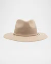 Rag & Bone City Felt Wide Brim Fedora In Lightsand