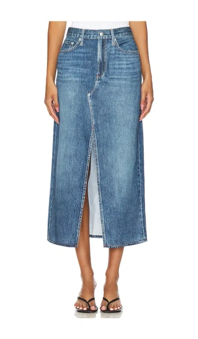 Rag & Bone Clara Midi Skirt In Cameron