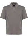 Rag & Bone Classic Flame Polo Shirt In Grey