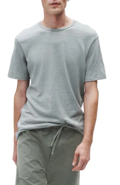 Rag & Bone Classic Flame Slub Cotton T-shirt In Dark Mint