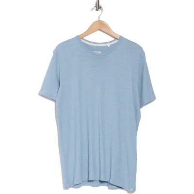 Rag & Bone Classic Flame Slub Cotton T-shirt In Desert Blue
