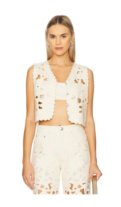 Rag & Bone Coralie Floral Cutout Vest