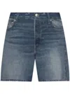 Rag & Bone Belt-loop Shorts In Blue