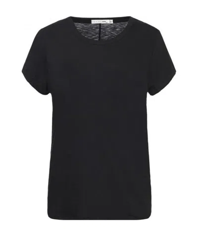 Rag & Bone Cotton T-shirt In Black
