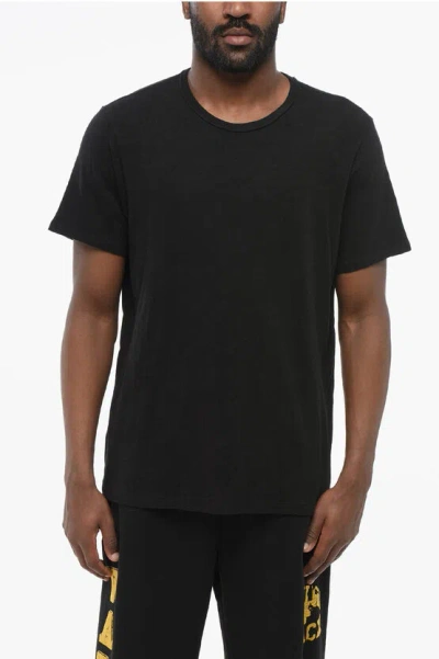 Rag & Bone Classic Crewneck Slim Fit Cotton T-shirt In Jet Black