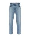 Rag & Bone Crystal-embellished Straigh-leg Jeans In Blue