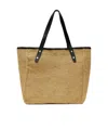 Rag & Bone Daily Leather-trimmed Straw Tote Bag