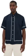 Rag & Bone Dalton Embroidered Shirt Bluez