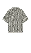 Rag & Bone Dalton Print Short Sleeve Button-up Shirt