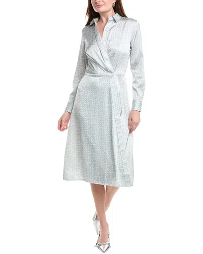 Rag & Bone Danica Printed Wrap Dress In Gray