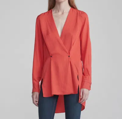 Rag & Bone Debbie Top In Red