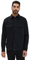 Rag & Bone Denim Engineered Jack Shirt Black In Black
