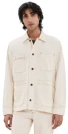 Rag & Bone Denim Graham Chore Jacket Ecru In Ecru