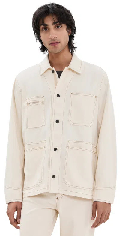 Rag & Bone Denim Graham Chore Jacket Ecru