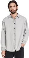 Rag & Bone Matthew Denim Button-up Shirt In Smoke