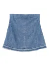 Rag & Bone Denim Skirt In 蓝色