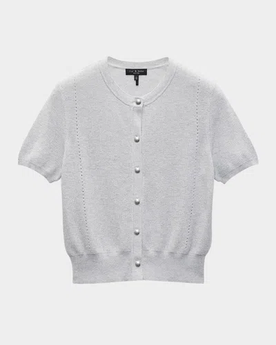 RAG & BONE DINA SHORT-SLEEVE CARDIGAN