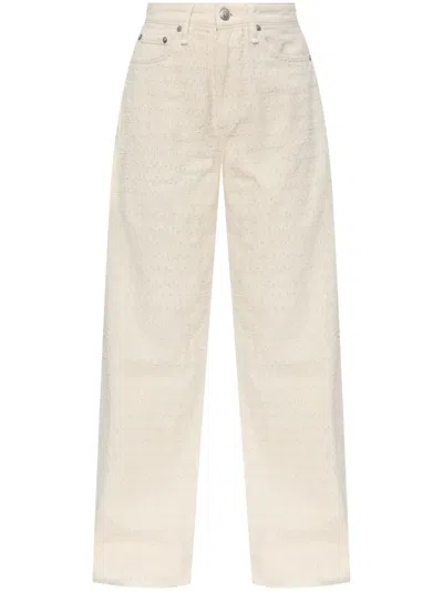 Rag & Bone Distressed-effect Jeans In Neutrals