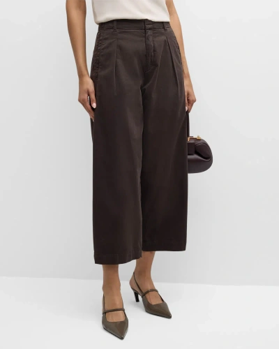 Rag & Bone Donovan Wide Leg Pants In Black