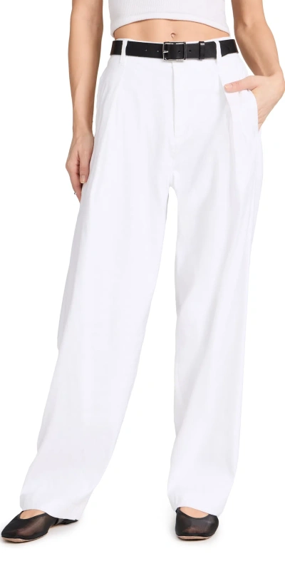 Rag & Bone Donovan Linen Trousers White In 白色