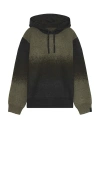 Rag & Bone Downing Cashmere Blend Hoodie In 混绿色