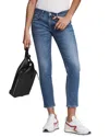 Rag & Bone Dre Low-rise Slim Boyfriend Ankle Jeans In Julienne