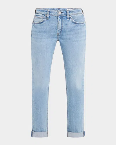 Rag & Bone Dre Low-rise Slim Boyfriend Jeans In Classon