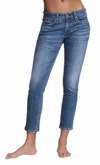 Rag & Bone Dre Low-rise Slim Boyfriend Ankle Jeans In Multi
