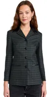 Rag & Bone Drew Wool Blazer Grnmltpld In Grnmltpld