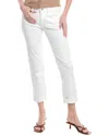 Rag & Bone Dylan Low-rise Boyfriend White Jean