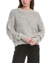 Rag & Bone Edie Open Stitch Sweater In White