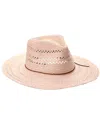 Rag & Bone Elle Perf Fedora In Blush