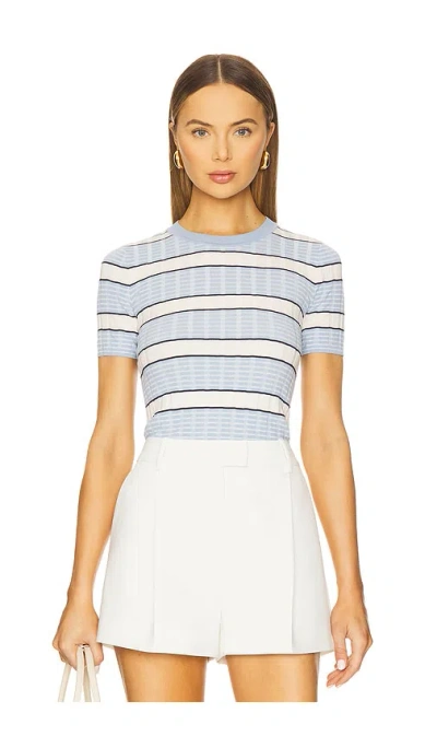 Rag & Bone Eloise Short Sleeve Crew Tee In Multi