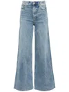 Rag & Bone Whitney Sophie High-rise Wide-leg Jeans In 蓝色