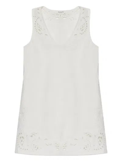 RAG & BONE EMBROIDERED MINI DRESS