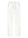 Rag & Bone Embroidery Drawstring Trousers In 白色