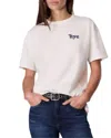 Rag & Bone Est Nyc Boyfriend Tee In Ivorymult In Multi