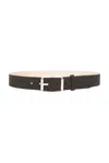 Rag & Bone Evan Belt In Coffee