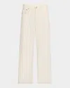 Rag & Bone Featherweight Andi High-rise Wide Ankle Jeans In White