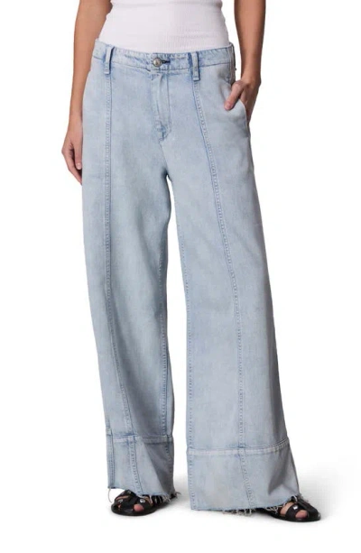 Rag & Bone Featherweight Arianna Ankle Wide Leg Jeans In Light Blue