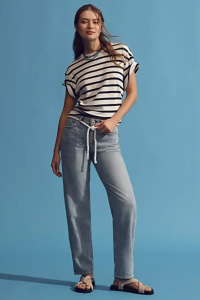 Rag & Bone Featherweight Dre Low-rise Boyfriend Jeans In Blue
