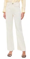 Rag & Bone Featherweight Logan Wide Leg Jeans In Ecru