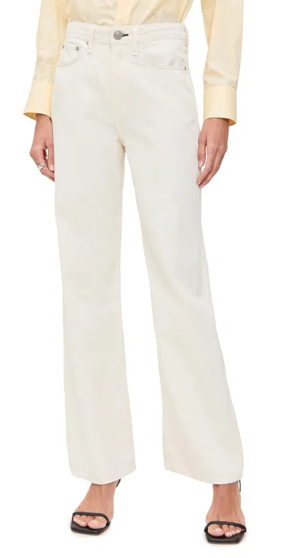 RAG & BONE FEATHERWEIGHT LOGAN JEANS ECRU