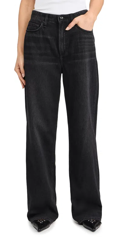 Rag & Bone Featherweight Logan Jeans Jet Black
