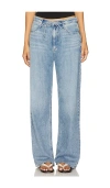 Rag & Bone Featherweight Phoebe Wide Leg Jeans In Blue