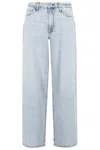 Rag & Bone Featherweight Sofie High Rise Full Lenght Wide Leg In Blue