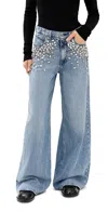 Rag & Bone Featherweight Sofie High-rise Wide Embellished Jeans In Malijewel